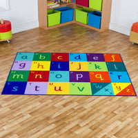 Rainbow Alphabet Carpet