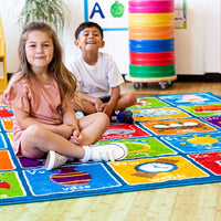 Square Alphabet Carpet