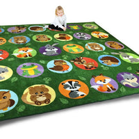 Woodland Animal Placement Carpet