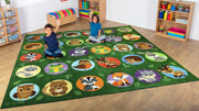 Woodland Animal Placement Carpet