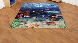 Natural World Ocean and Beach Double Sided Carpet