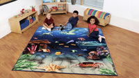 Natural World Ocean and Beach Double Sided Carpet
