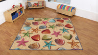 Natural World Ocean and Beach Double Sided Carpet