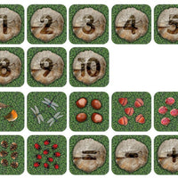 Natural World Counting Mini Carpets Indoor/Outdoor Pack of 35