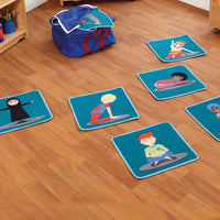 Yoga Mini Placement Tiles total of 32 with Free holdall